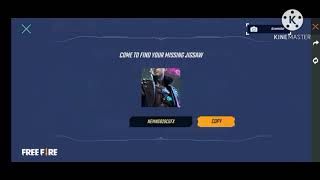 FREE FIRE - JIG SAW PUZZLE ALL PIECE GIVE AWAY 😅😅 GUESS THE AMBASSADOR CLUE...