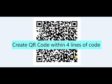Create Qr Code Within 4 Lines Of Code Using Qrcode Library Python Project Write2code