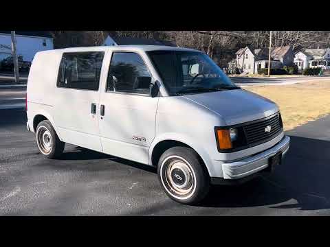 83k mile 4 speed stick shift  1985 Chevy Astro walkaround