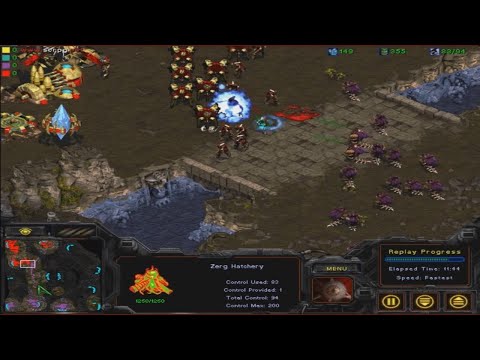 StarCraft: Brood War - Bisu vs ZerO [ 1 Protoss vs 1 Zerg ] Fighting Spirit 19.08.2014