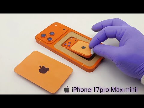iPhone 17 pro max mini unboxing [ card board ] | Brofone