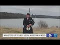 Special Gift Delivered To Fayetteville Man After His Bagpipes Were Stolen