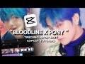 bloodline X pony edit capcut tutorial #capcut #tutorial #editingtutorial #edit #kpop #taehyung #bts