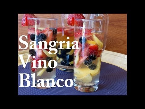 Receta de Sangría de Vino Blanco con Frutas