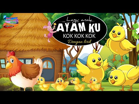 Si Ayam lucu ❤ Animasi anak Ayam dan kucing lucu | Green screen ~ Lagu anak terbaru 2023