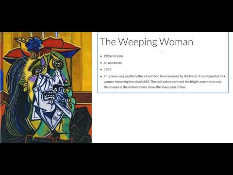 The Weeping Woman Pablo Picasso Formal Analysis