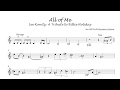 Lee Konitz - All of Me transcription