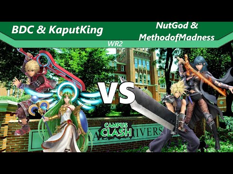 Campus Clash Fall 2022 - BDC & KaputKing vs NutGod & MethodofMadness - WR2 - SSBU