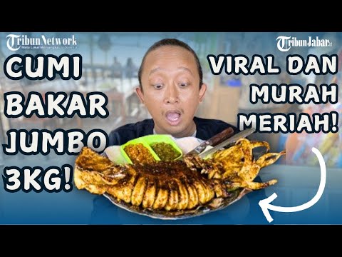 Makan Cumi Bakar Jumbo Tiga Kilogram, Ternyata Tak Semahal Itu, Murah Meriah