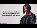 Gyakie Forever Lyrics