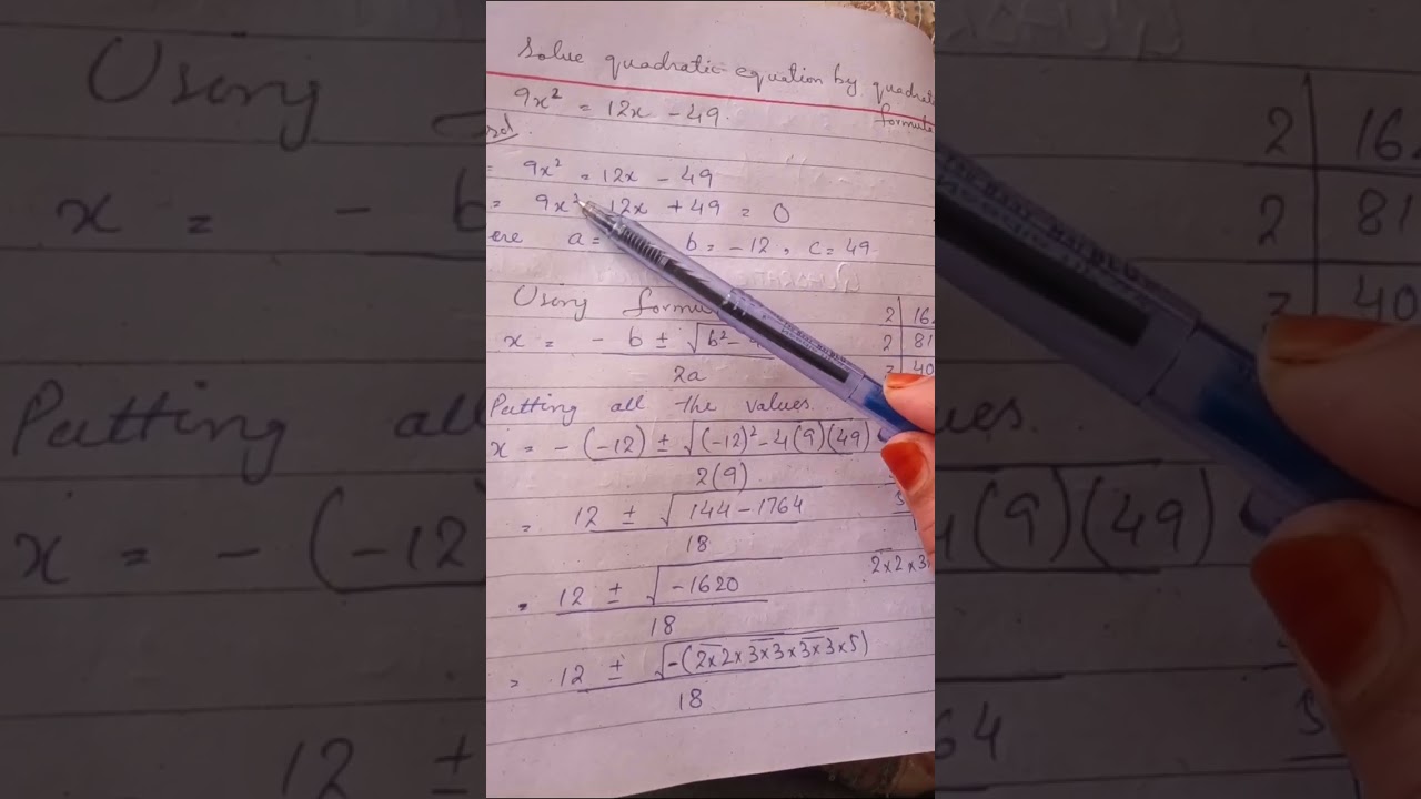 Quadratic equation class 9th maths important tips @ The Learning Hub 