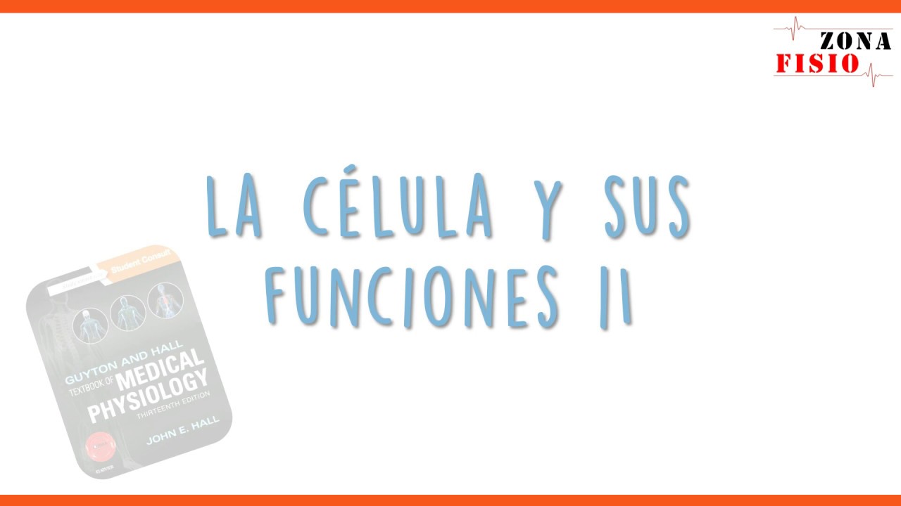 FISIOLOGÍA: SISTEMAS FUNCIONALES DE LA CÉLULA | ENTENDIENDO GUYTON CAPITULO 2
