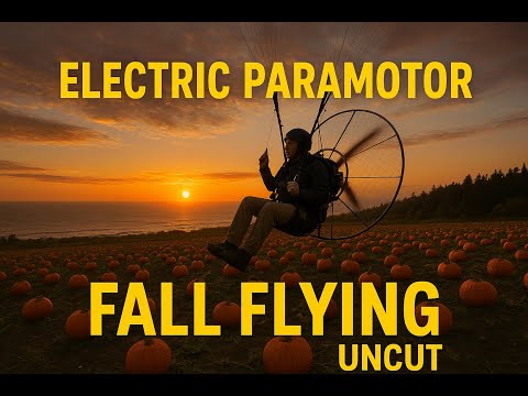 Electric Paramotor: Fall Flying UNCUT