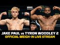 Paul vs. Woodley II: Official Weigh-In Live Stream | MMA Fighting