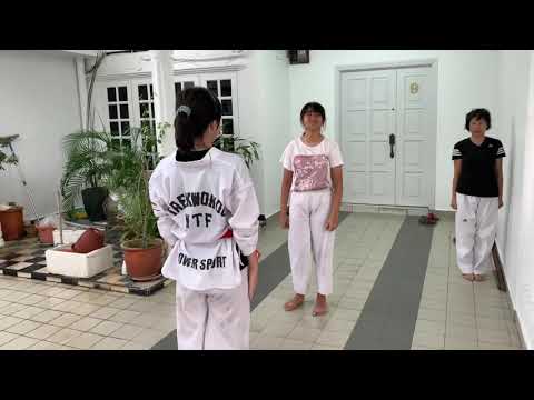 Preparing for their black belt test - full video
