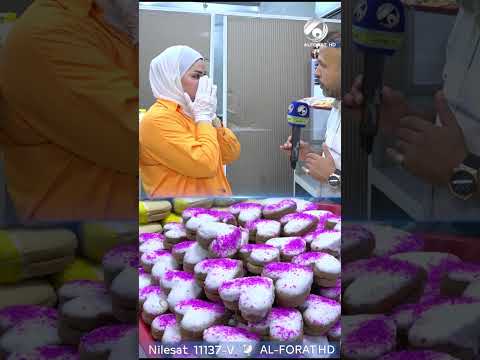 شاهد بالفيديو.. بنت عراقية تتفن بصنع