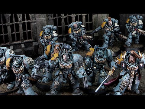 SPEED PAINTING SPACE WOLVES | SPACE MARINES | WARHAMMER 40k | LEVIATHAN | Army Painting