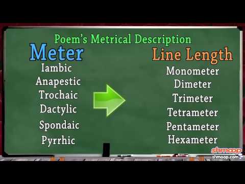 Scansion 101 by Shmoop