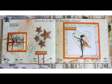 Mindful Monday In The Secret Garden with Olivia by Jo Rice - A Lavinia Stamps Tutorial