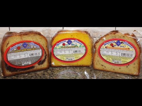 American Classic Lemon Iced Cake, Marble Pound Cake & Banana Pound Cake Review