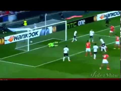 Benfica2 vs toteentham2 golo (Garay) 20-03-14