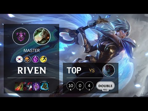 Riven Top vs Maokai - KR Master Patch 10.13