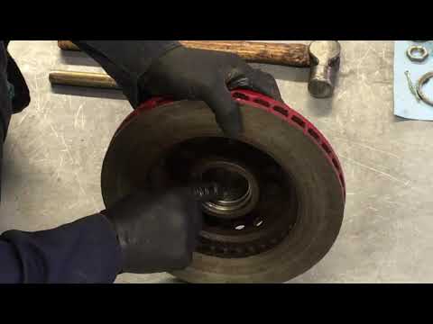 How to replace wheel bearing races