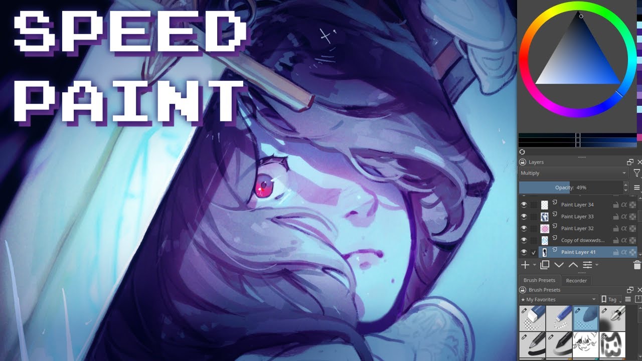 kris aurafarming || deltarune speedpaint