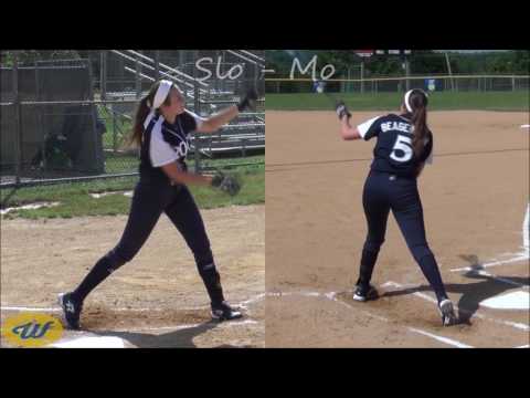 Samantha Beagelman's Softball Skills Video - 2019 1B/OF - Newtown Rock 16U-Showcase