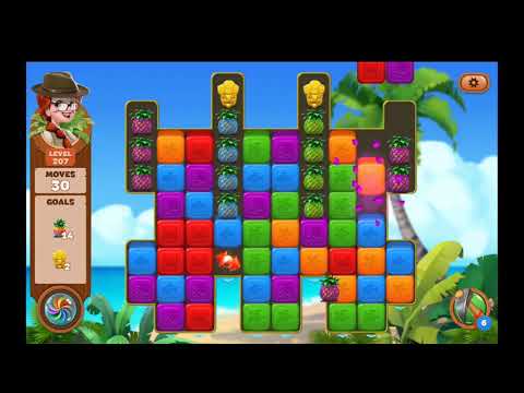 Lost Island Blast Adventure Level 207 NO BOOSTERS - A S GAMING