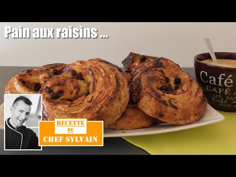 Homemade raisin roll