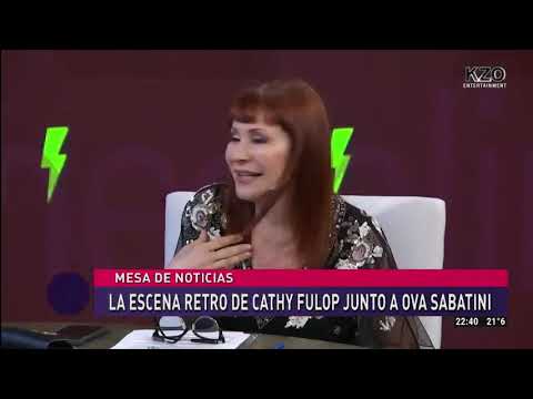 CATHY FULOP RECORDÓ "EL COMIENZO DE TODO" CON OVA SABATINI