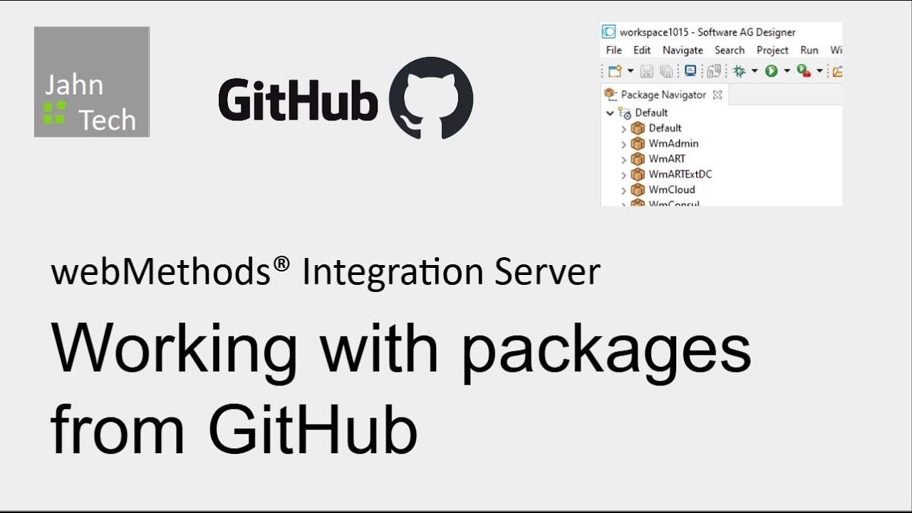 Working with packages from GitHub