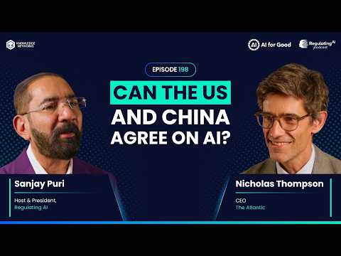 AI for Good — US and China on AI, Nicholas Thompson