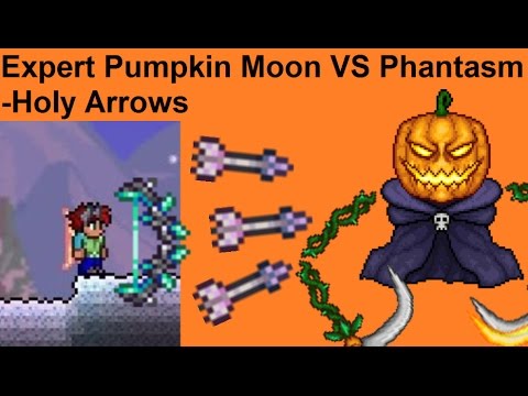 Terraria - Expert Pumpkin Moon VS Phantasm