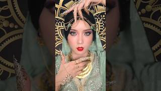 流行りのインド風メイクしてみたら…    　　　　#shorts
