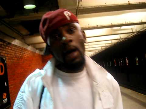 bonano press some white guy on tha train