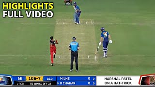 RCB vs MI Full Highlights IPL 2021 | Bangalore vs Mumbai Full Highlights IPL 2021 | MPL