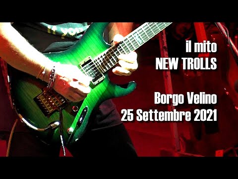 il mito NEW TROLLS in Concerto (Borgo Velino 25/09/2021)