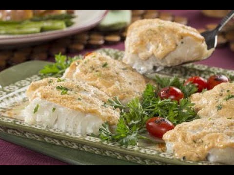 Sour Cream Crowned Fish Fillets