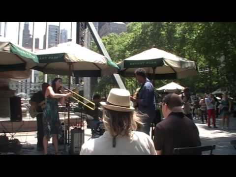Reut Regev's R*time with Jean Paul Bourelly, Mark Peterson, Igal Foni live at Bryant Park NYC 2013
