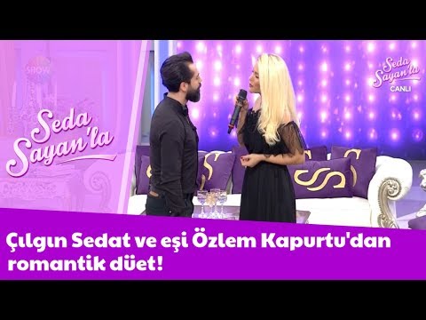 Çılgın Sedat ve eşi Özlem Kapurtu'dan romantik düet!