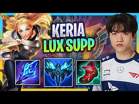 KERIA FIRST GAME IN EUW SOLOQ WITH LUX! | T1 Keria Plays Lux Support vs Pyke!  Season 2023
