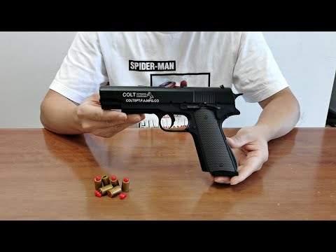 Colt M1911 Auto Shell Ejection Blowback Toy Gun Unboxing 2022