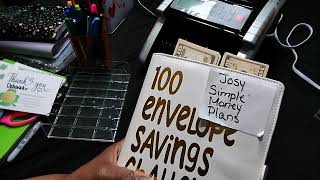 Quickie video of completing  💯 ✉️  inspired by Josy Simple Money Plans Pt 1