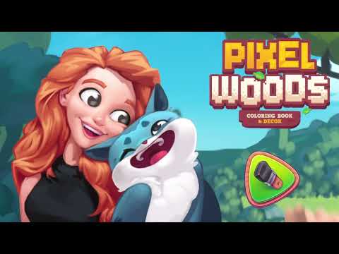 Pixelwoods: Color by number Video