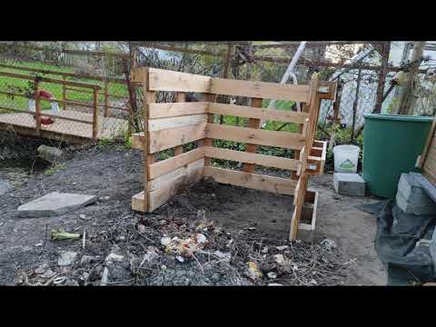 kultywujemy kompostowanie 2 - stan po 4 miesiącach i przenosiny kompostownika