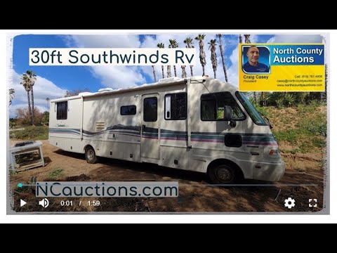 NCauctions.com  Auctioning 1995 30ft Ford Southwinds Rv Escondido Auctions