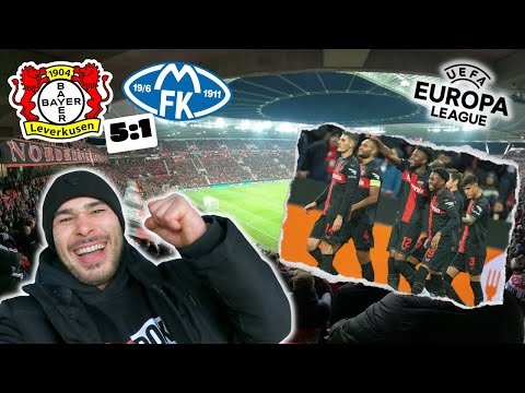 TORFESTIVAL ⚽🔥| Bayer ist zu KRASS !🔥💪🏻 | Bayer Leverkusen VS Molde FK | Stadionvlog