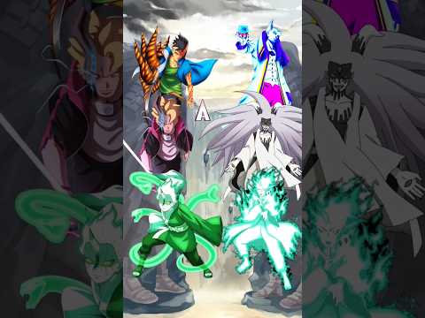 #boruto #kawaki #mitsuki vs #isshiki #momoshiki #toneri #who is strongest 😡